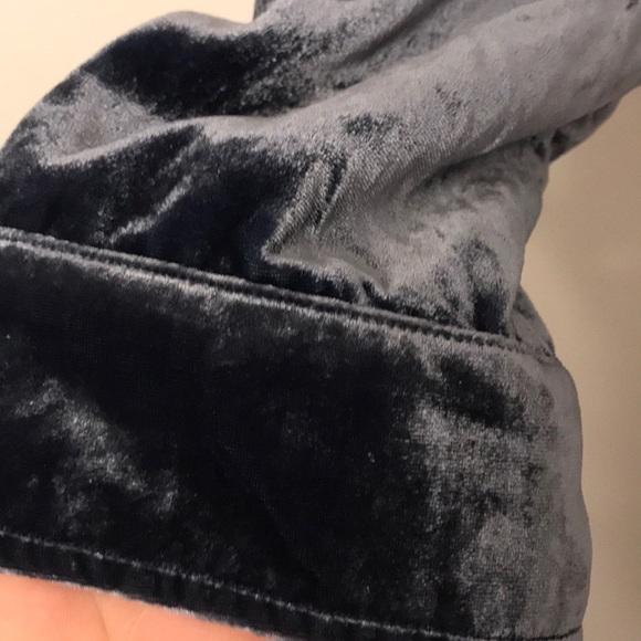 Anthropologie Maeve Blue Velvet Dress 8 NWT - Picture 3 of 5